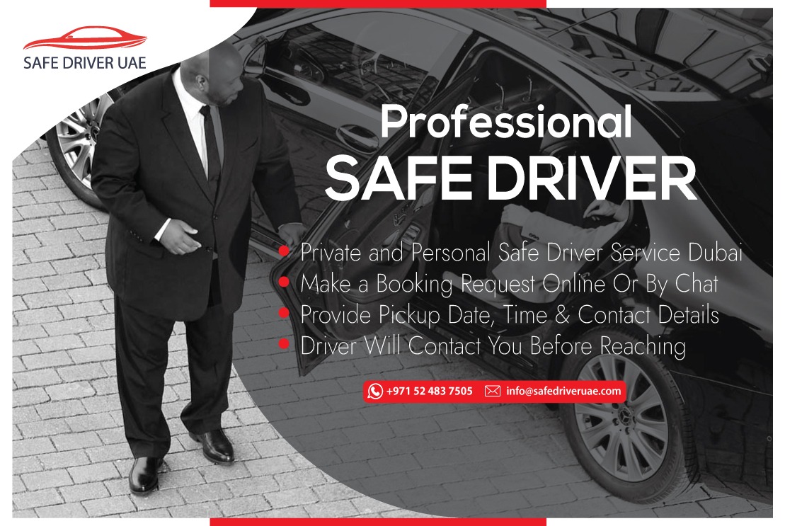 Professional Safe Driver services in Dubai